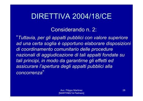 Avvocato Filippo Martinez - fareonline.it