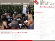 2012 kongresse â seminare - events - Tourismus Biel Seeland