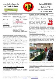 AGTT - Bulletin no 2 complet - 21 octobre 2010 - CTT ZZ-LANCY