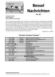 Bessel Nachrichten - Nr. 49 - Besselgymnasium