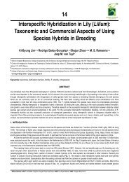 Interspecific Hybridization in Lily (Lilium ... - ResearchGate