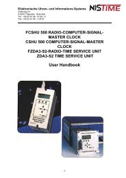 Signal Ã¢Â€Â“ Master Clock CSHU 500 Computer - Signal - NIS time