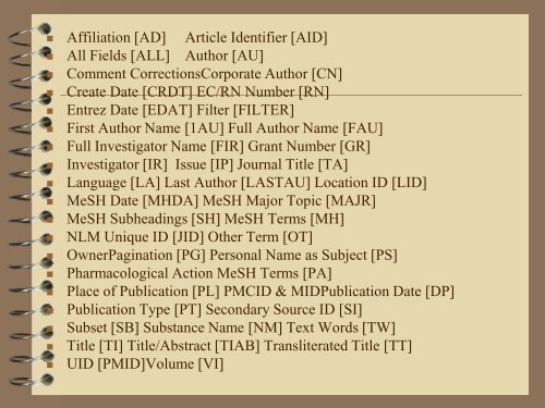 PubMed的使用 - abc