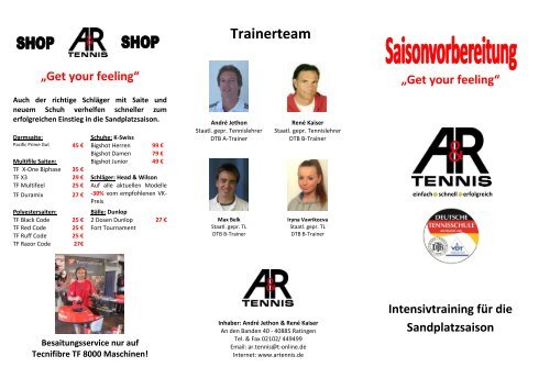 Trainerteam - A & R Tennis