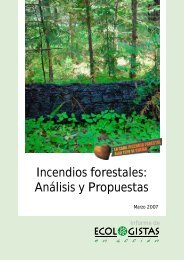 Incendios forestales: AnÃ¡lisis y Propuestas - Ecologistas en AcciÃ³n