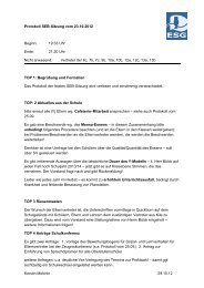 Protokoll SEB-Sitzung vom 25 - Elsensee Gymnasium