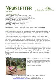 Newsletter Term 1 Week 5 - Samford Valley Steiner School