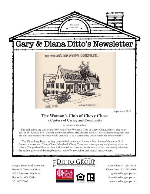 The Woman's Club of Chevy Chase - The Ditto Group