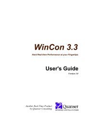 WinCon Manual.pdf - Intelligent Machine Dynamics Lab