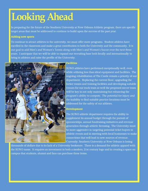 2012-13 Annual Report - Southern University New Orleans