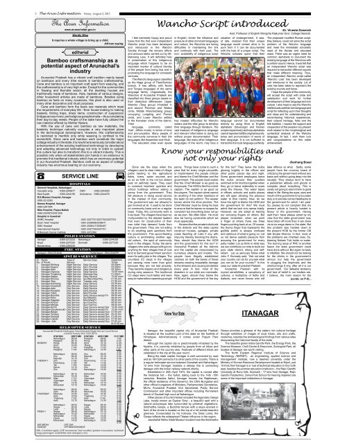 Issue 29 - Arunachalipr.gov.in