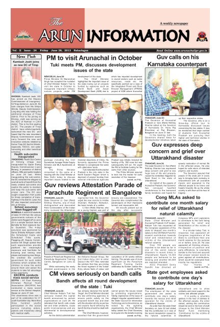 Issue 2 Arunachalipr Gov In
