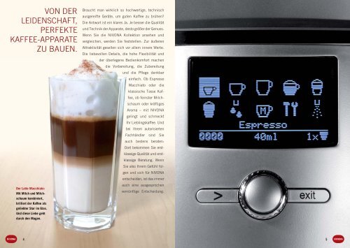 luxus für kaffeekenner kann so vernünftig sein. - Nivona