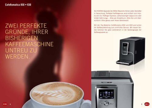 luxus für kaffeekenner kann so vernünftig sein. - Nivona