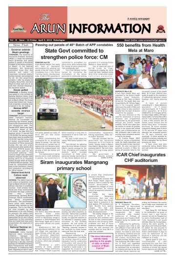 Issue 12 - Arunachalipr.gov.in