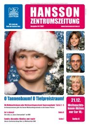 neWS UnD AngeBote - Ekazent Hanssonzentrum