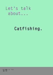 Let‘s talk about... Catfishing.