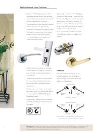 The Gainsborough Home Collection - Door Hardware Sydney