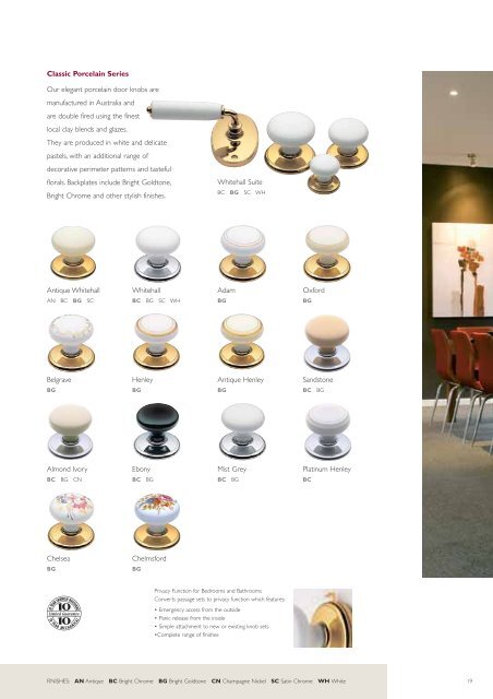 Classic Porcelain Series