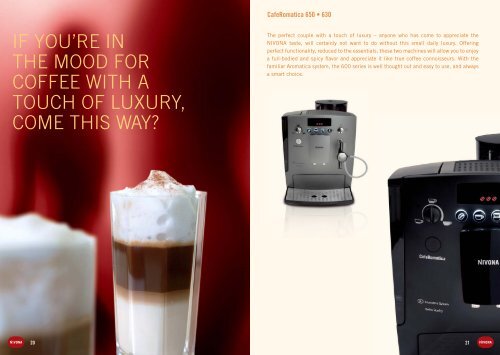 luxury for coffee connoisseurs can be smart too. - Nivona