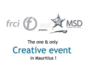 Creative event