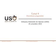 Cursul 4 - Procese