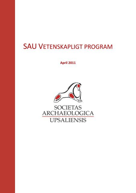 Vetenskapligt program - SAU