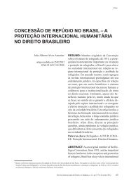 a proteÃ§Ã£o internacional humanitÃ¡ria no direito brasileiro - revista ...