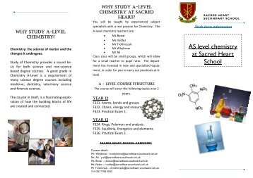 Chemistry @ Sacred Heart Brochure (Read-Only)