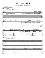 THE SHUFFLE LICK - Gibson