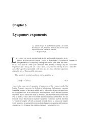 Chapter 6 - Lyapunov exponents - ChaosBook.org