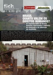 BRASIL QUAntO VALEm OS DIREItOS HUmAnOS? - JustiÃ§a Global