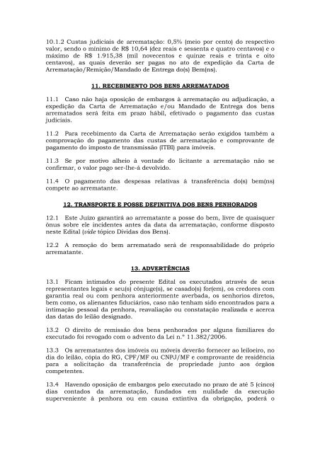 SeÃ§Ã£o JudiciÃ¡ria do Estado de Sergipe 4.a Vara Federal ... - JFSE