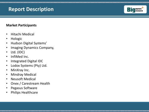 2D X-Ray Equipment: Market Worldwide, Forecast to 2021