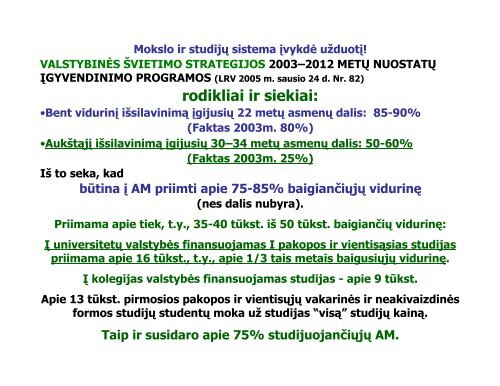 B. Kaulakio praneÅ¡imas - Lietuvos mokslininkÅ³ sÄjunga