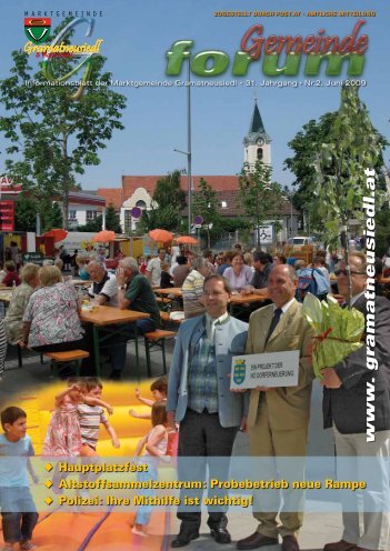 Gemeindeforum 2/09 (3,69 MB) - Marktgemeinde Gramatneusiedl