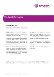 PDF (215.77 KB) - Rohacell