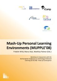 (Eds.) Mash-Up Personal Learning Environments - Institute for ...