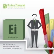 Boston Financials Expense iNbox Brochure