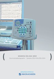 NEUROFAX EEG-9000 SERIE Electroenzephalographie – Systeme ...