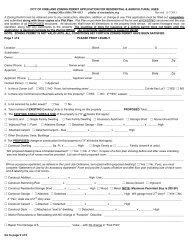 Permit Application - Residential - City of Vineland