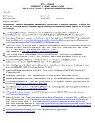 Checklist for Prior Approvals - City of Vineland