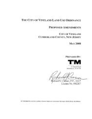 Land Use Ordinance - June 2008 - City of Vineland