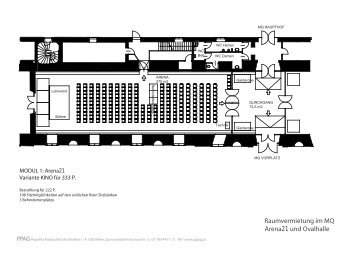 Raumvermietung im MQ Arena21 und Ovalhalle