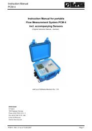 Instruction Manual for portable Flow Measurement System PCM 4 ...