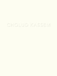 Cholud Kassem. Weiße Mappe.