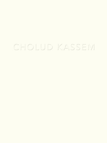 Cholud Kassem. Weiße Mappe.