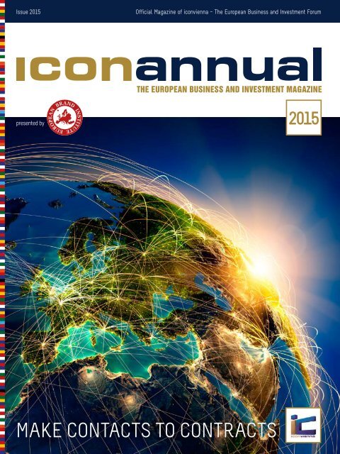 iconannual 2015 - The European Business and Investment Magazine