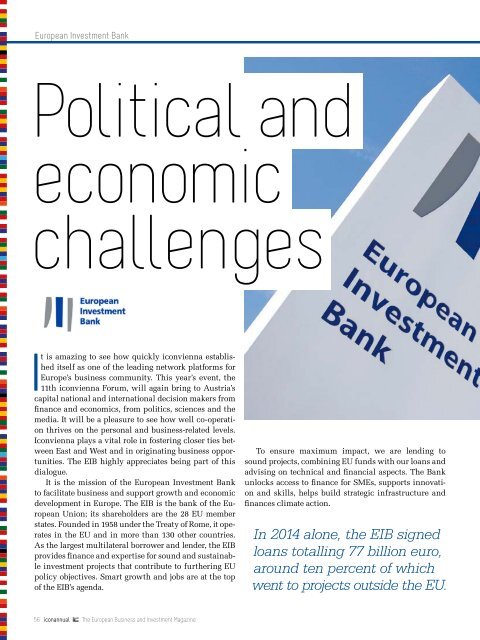 iconannual 2015 - The European Business and Investment Magazine