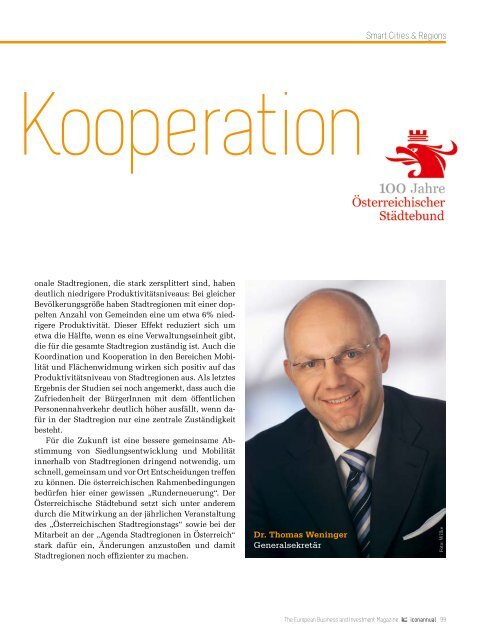 iconannual 2015 - The European Business and Investment Magazine